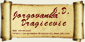 Jorgovanka Dragičević vizit kartica